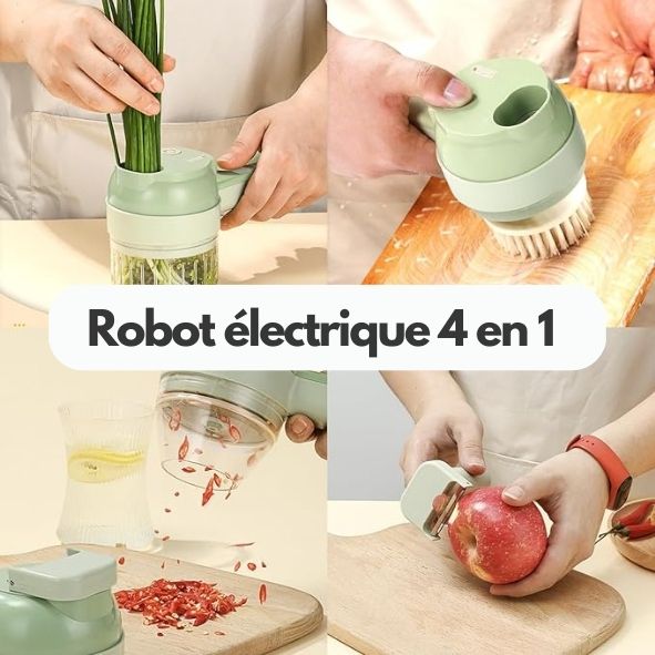 Leguminoo™ - Mini Robot à batterie 4 en 1