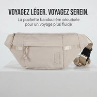 Pochette bandoulière sécurisée