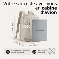 Sac à dos de voyage premium BLAST – Confort cabine, organisé et élégant