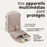 Sac à dos de voyage premium BLAST – Confort cabine, organisé et élégant
